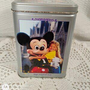Nestle and Disney commemorative metal tin 1996 anniversary of Walt Disney World